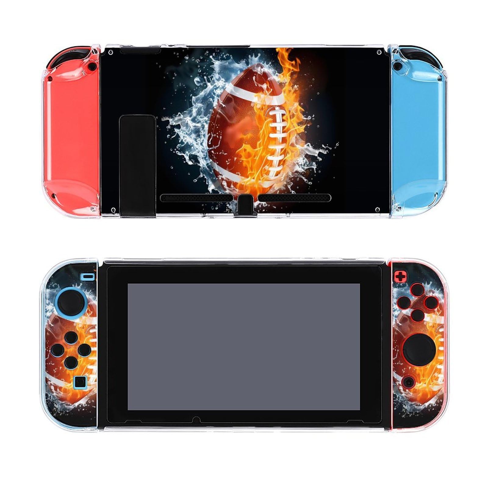 Funda protectora de pantalla para interruptor de fuego y agua, accesorios completos, funda protectora para consola Switch y Joy-Cons