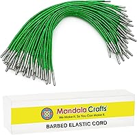 Vista 14 de Mandala Artesanía Menú Máscara Badge Sign Hanging Elastic Cord bucle banda con metal de púas púas