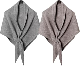 Scarves For Women,Cotton Scarfs And Wraps | Solid Color Triangle Scarf For Women Party Travel Wedding Office Fall