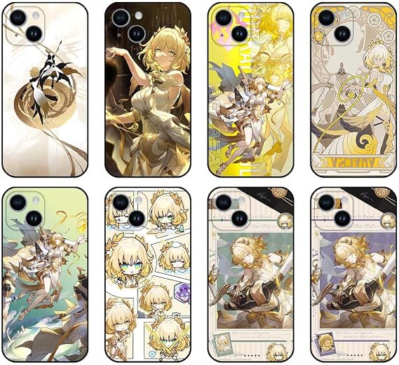HSR Aglaea Phone Cases Amphoreus Chrysos Heir Star Rail Waifu Soft TPU Cover for Samsung Galaxy Multicolor