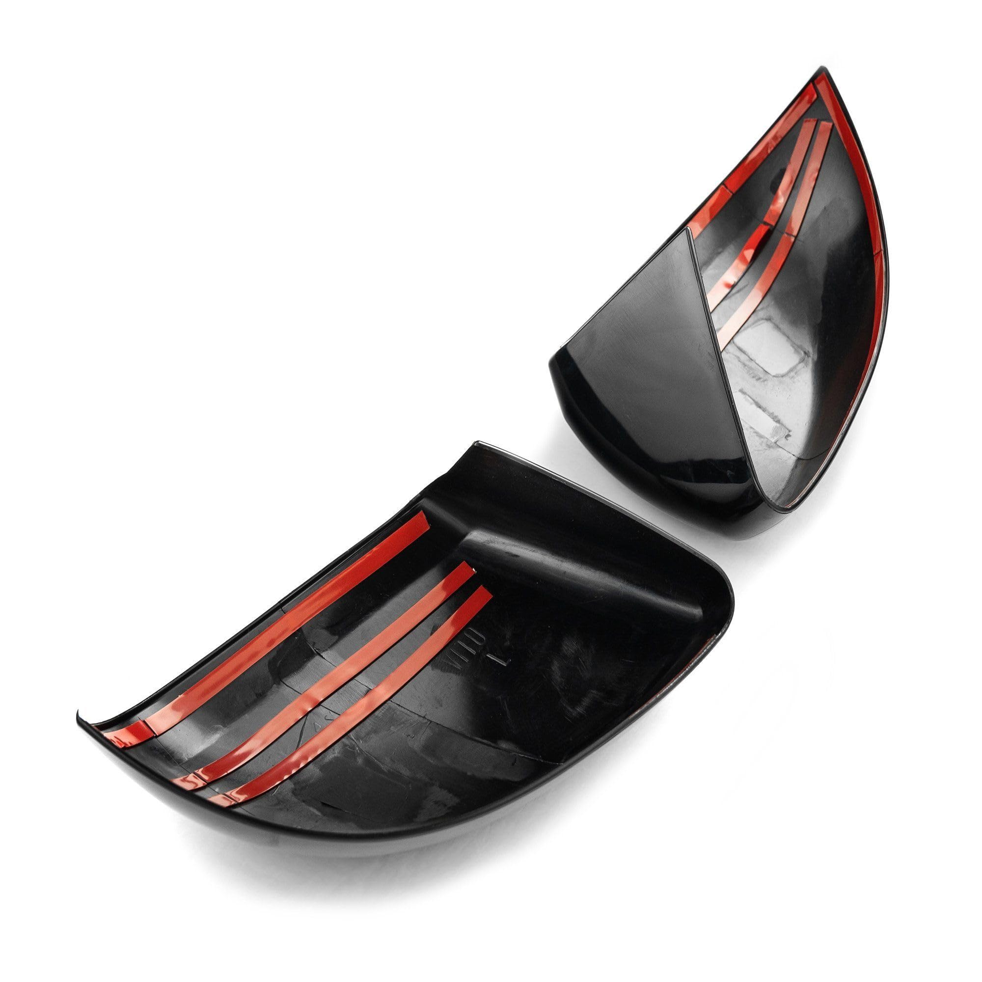 CHROMEMASTER | Calotta per Gli Specchietti Esterni Compatibile con Mercedes Vito W447 2014+ | Plastica ABS; Nero | Le Calotte Donano un Aspetto Unico All'auto e Proteggono dai Danni