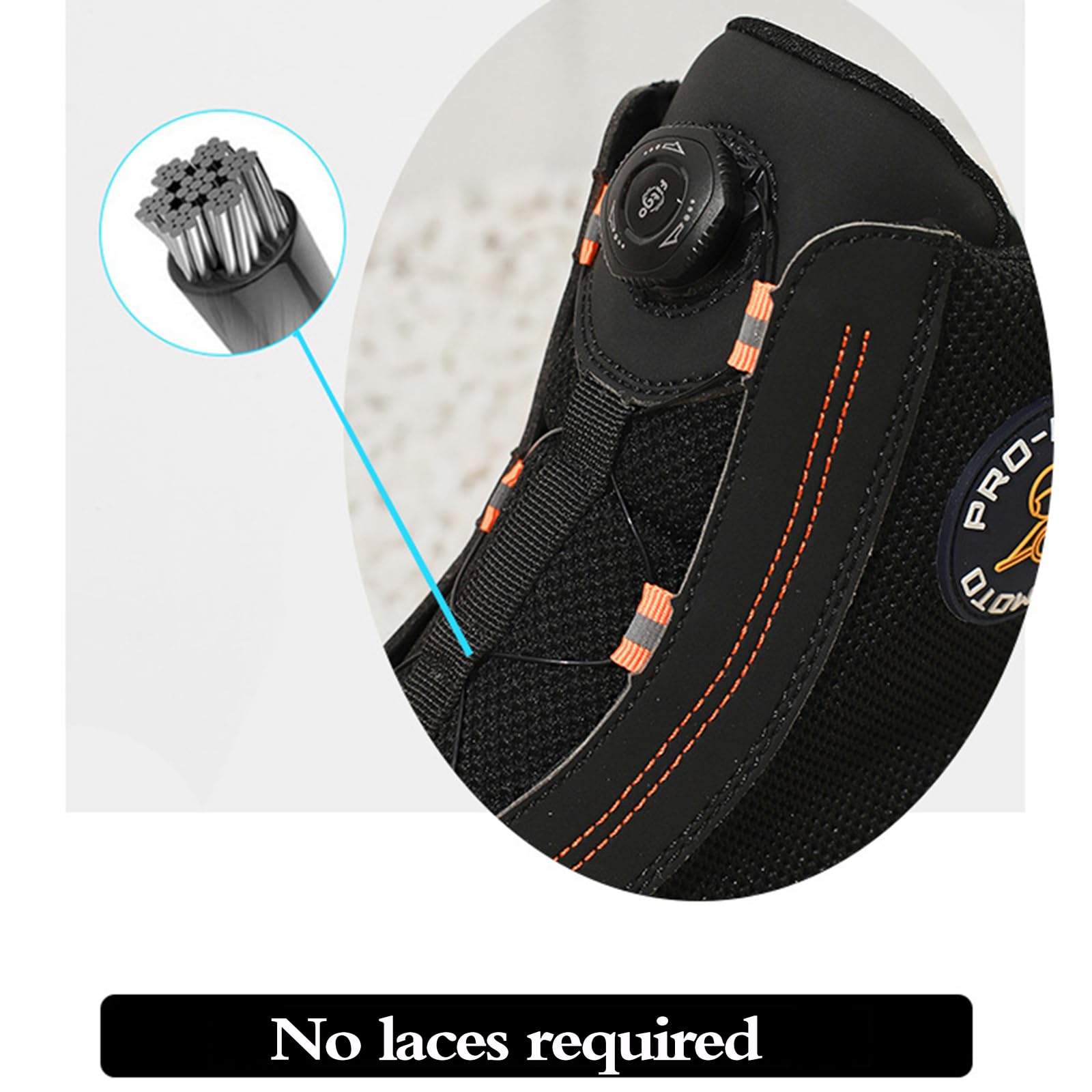 Scarpe Moto Uomo,Stivali Moto Uomo Touring,Sneaker Moto Traspiranti,Suola Antiscivolo,comodità,Si Adatta Bene alla Maggior Parte dei Pantaloni da Moto E alla Giacca