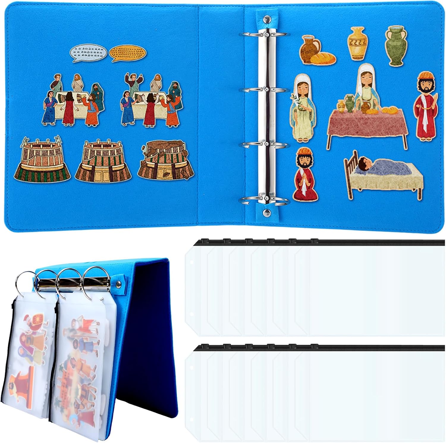 Affrolling Felt Board Story for Teachers, Preschool, Classroom