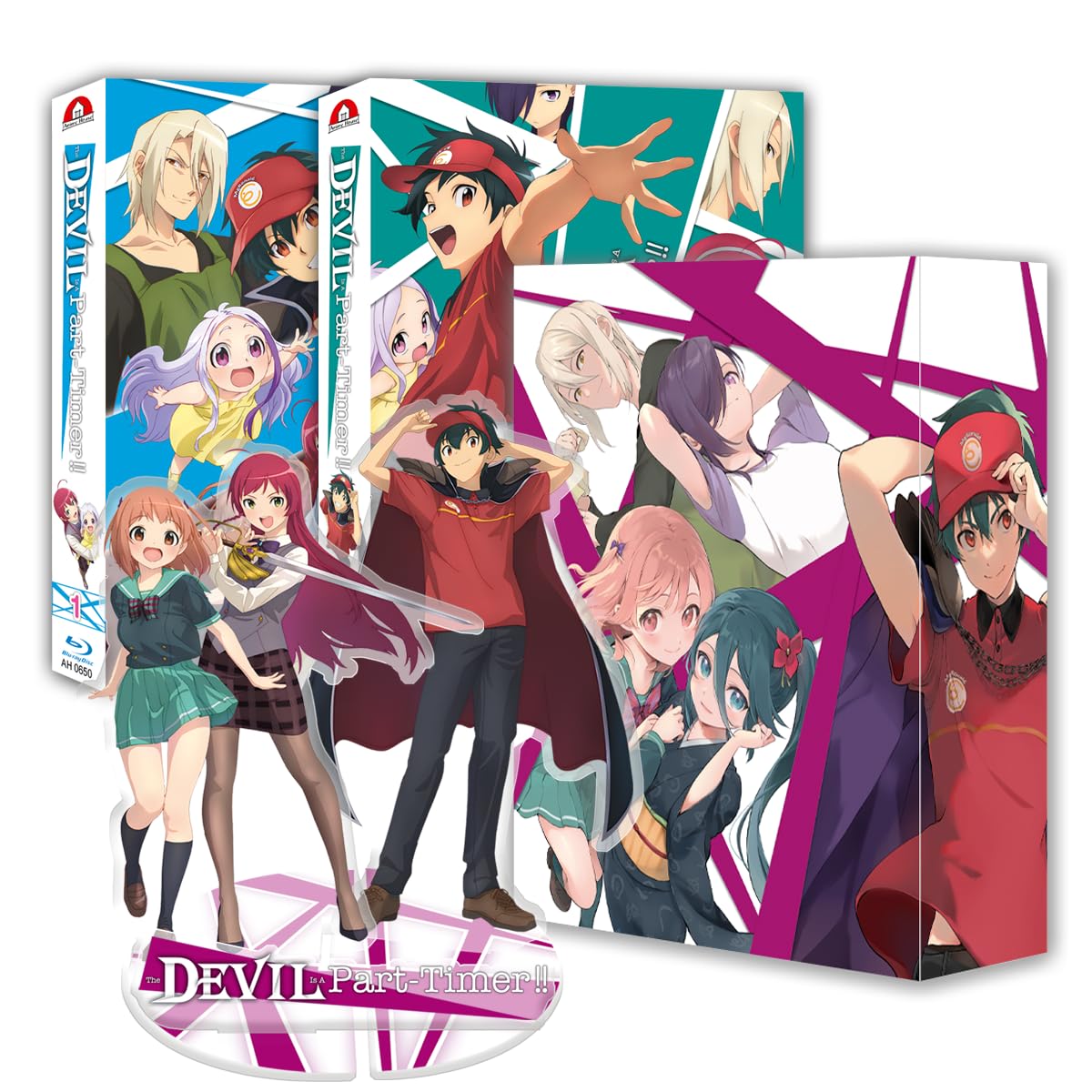 Devil is a Part-Timer Staffel 2 Blu-ray Collector's Edition, Folgen 1-24 + Bonus-Episode, 2 Boxen mit Schuber, Booklets, Wendecover, Acrylaufsteller, 625 Min.