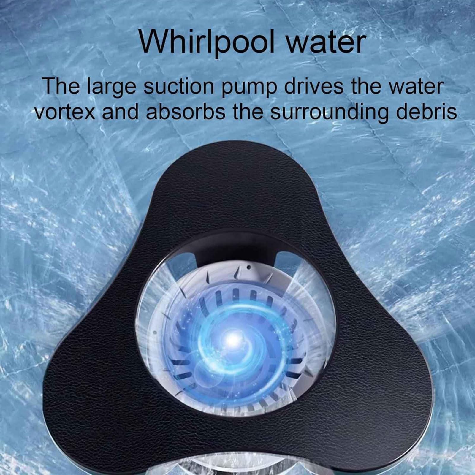 Skimmer galleggiante per laghetti, 34 W, 2200 l/h, con cavo di alimentazione da 8 m e forte aspirazione, per piscine, laghetti, laghi e laghetti da giardino