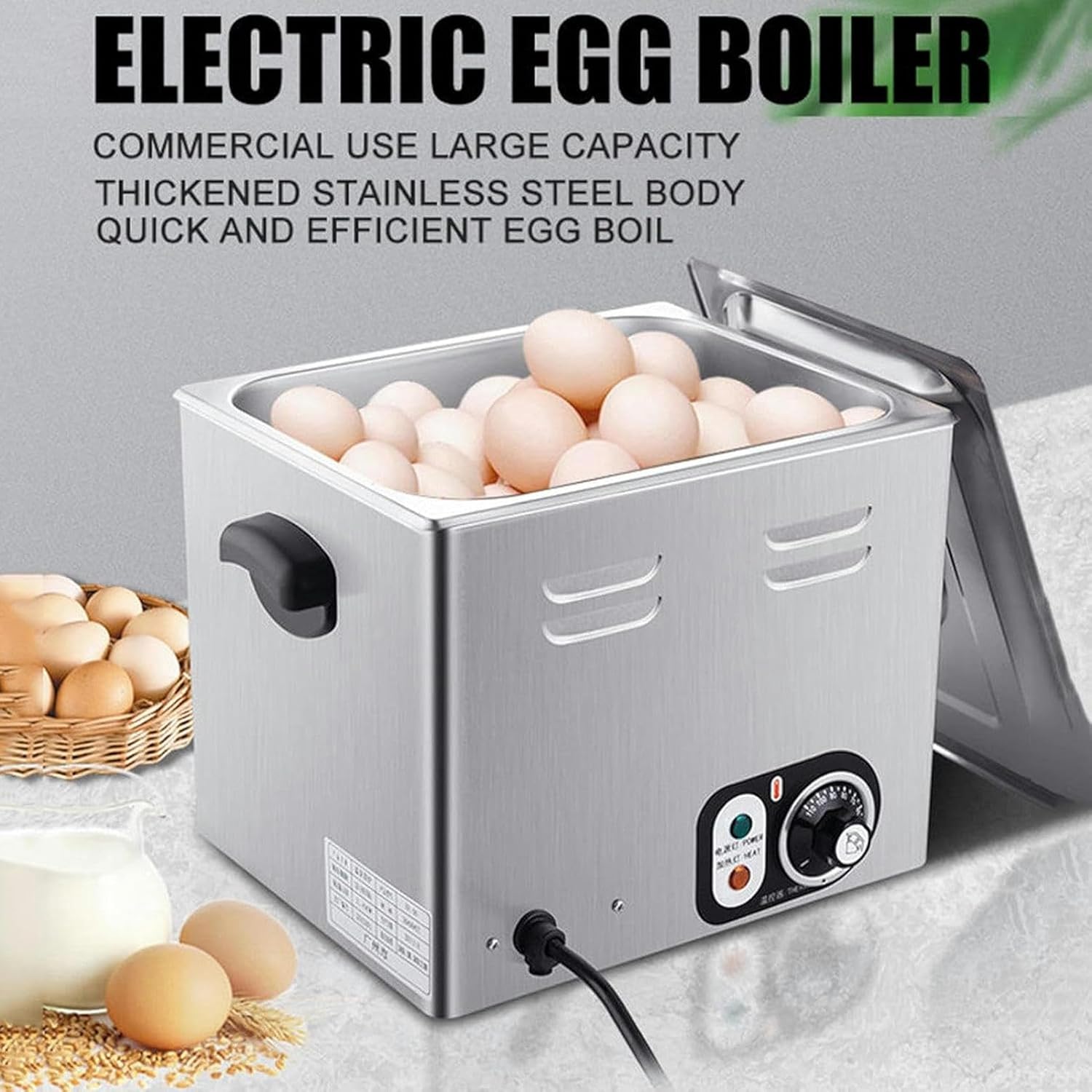Commercial Egg Beater Hot Spring Egg Snack Equipment Fully Automatic 30-110° Constant Temperature Control Machine