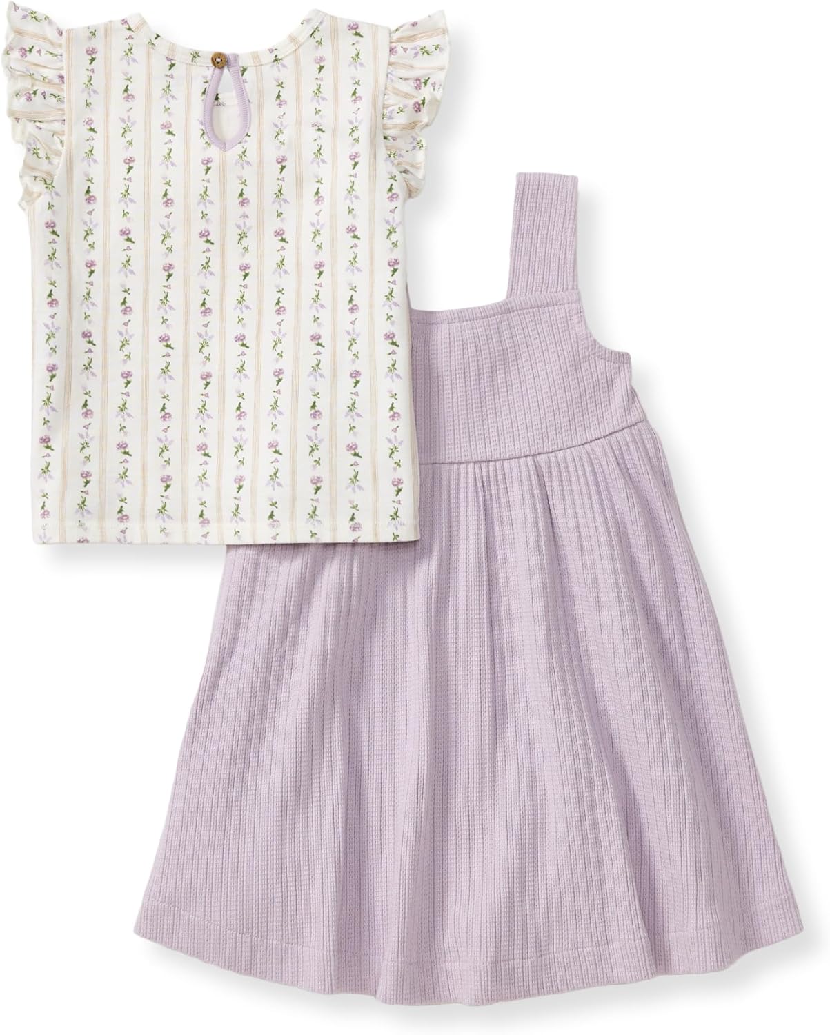 Burt's Bees Baby Girls Dress Set, Infant & Toddler, Short & Long-Sleeve, 100% Organic Cotton - Image 2