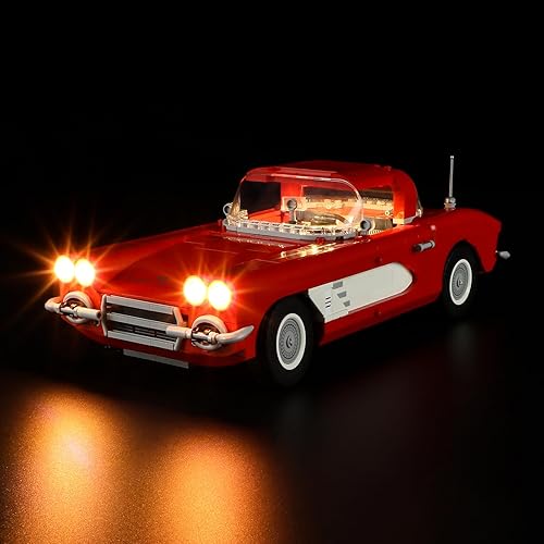 Lightailing Luz para Lego- 10321 Corvette 1961 Kit de iluminación LED compatible con el modelo de bloques de construcción Lego NO incluido el