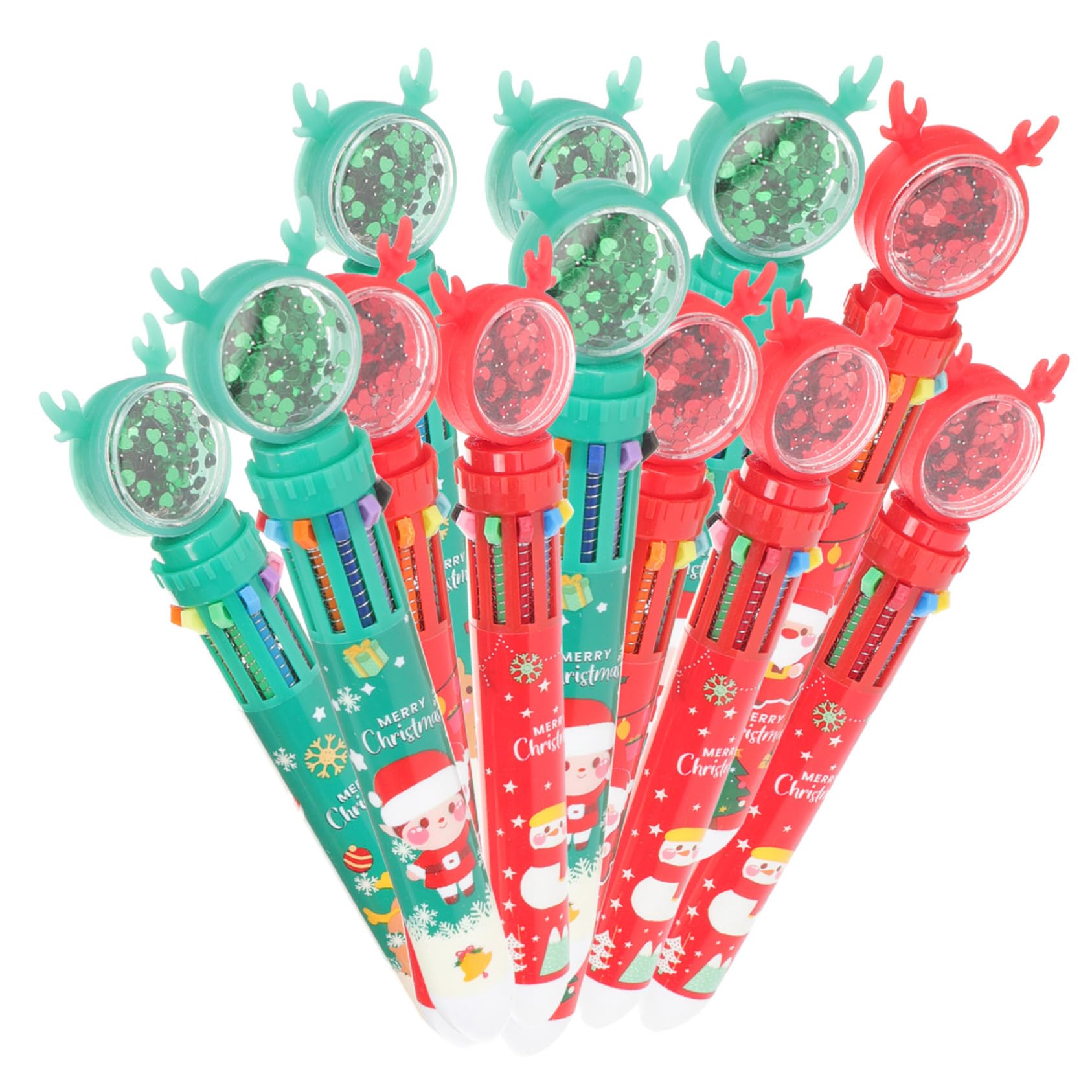SHINEOFI 24pièces à Bille Thème Cartoons Multicolores Pour Étudiants De Fournitures Scolaires Écriture