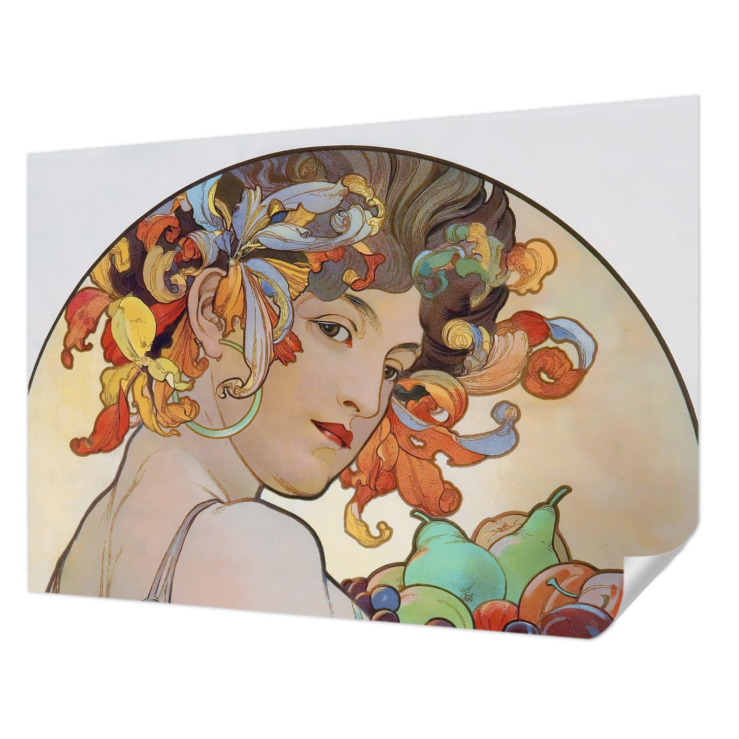 Papier peint haute qualité Tulup adhésif et résistant aux taches art nouveau
