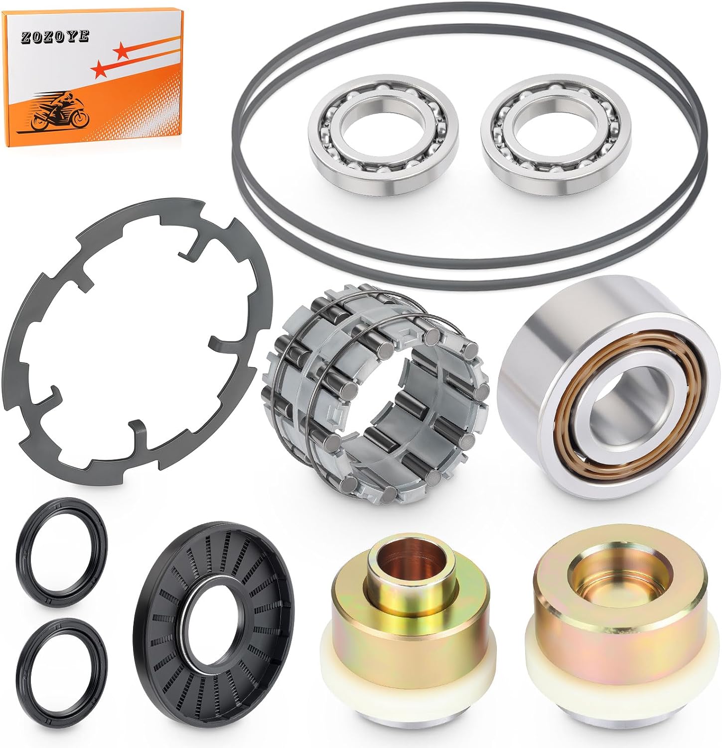 Front Differential Rebuild Kit W/Output Hub Assembly For Polaris Ranger RZR 570 800 900 Brutus HD Sportsman ACE 325 570 2011-2018 3235169 3235263