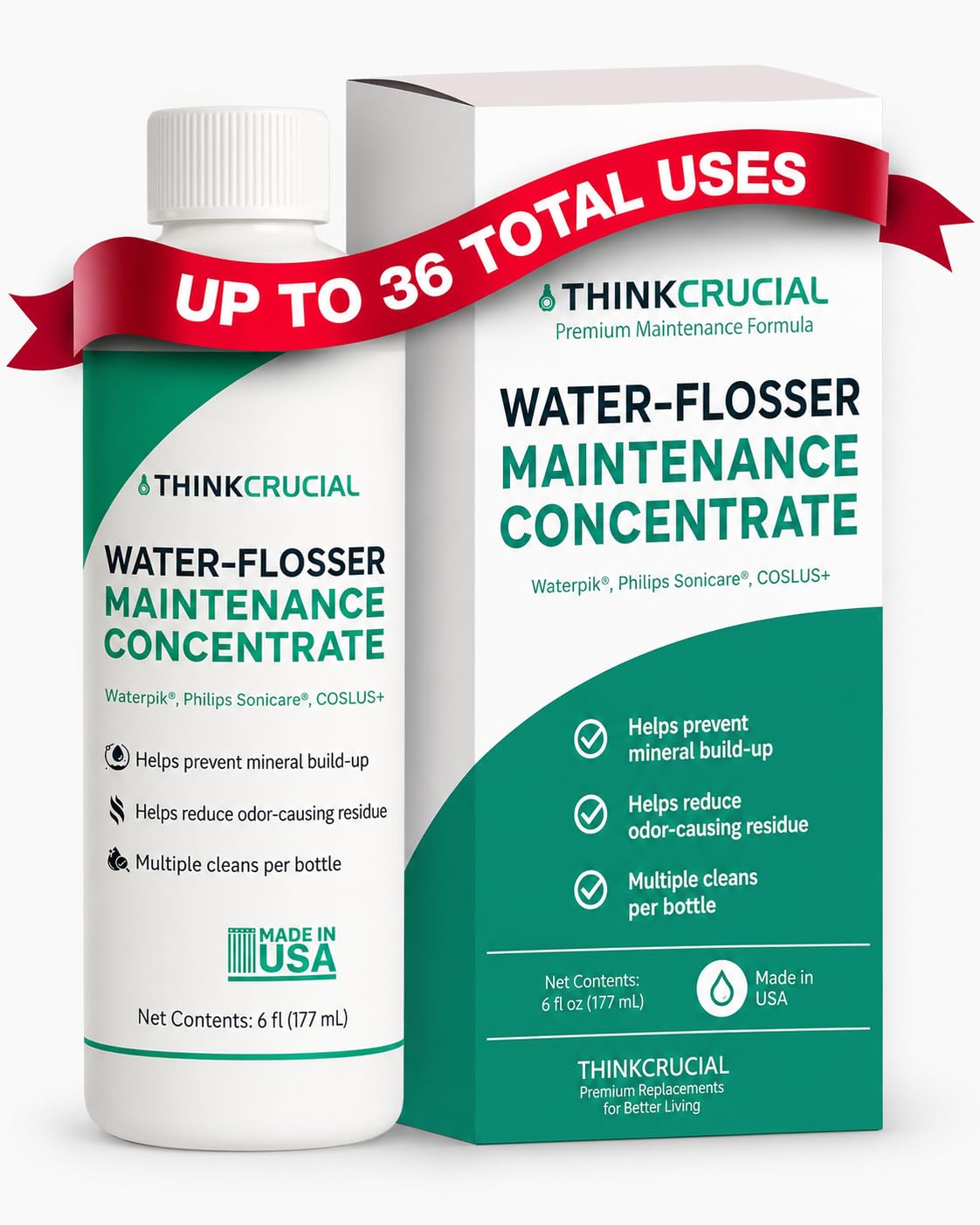 Cleaning Solution for Water Flosser product research image
