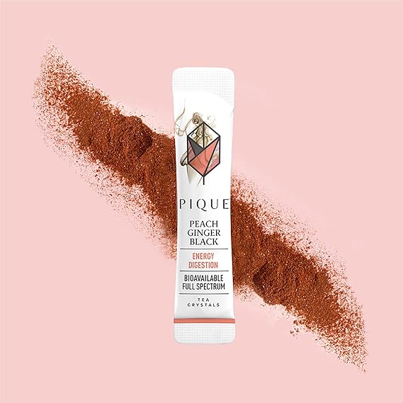 Pique Tea Organic Fruit & Floral Tea Crystals Sampler - Beauty, Rejuvenate, Calm - 42 Single Serve Sticks (Pack of 3)