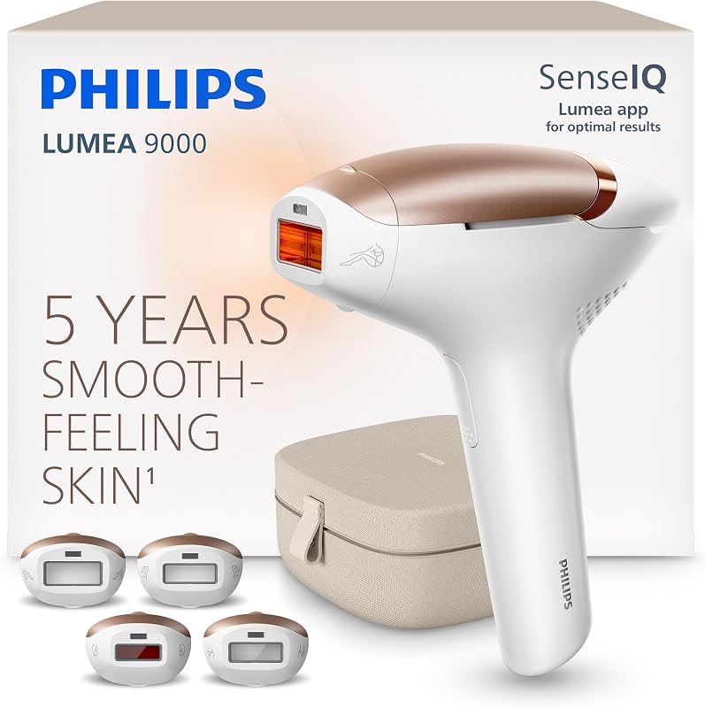 PHILIPS Lumea 9000 aparelho de depilação com luz pulsada IPL BRI984/03, conjunto com 4 acessórios