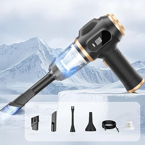 Miniatura 3 de Portable Vacuum Cleaner  Cordless Handheld Tool, Rechargeable Air Duster, Compact Car Dust Collector  Mini Wireless Vacuum for Pet Hair Keyboard