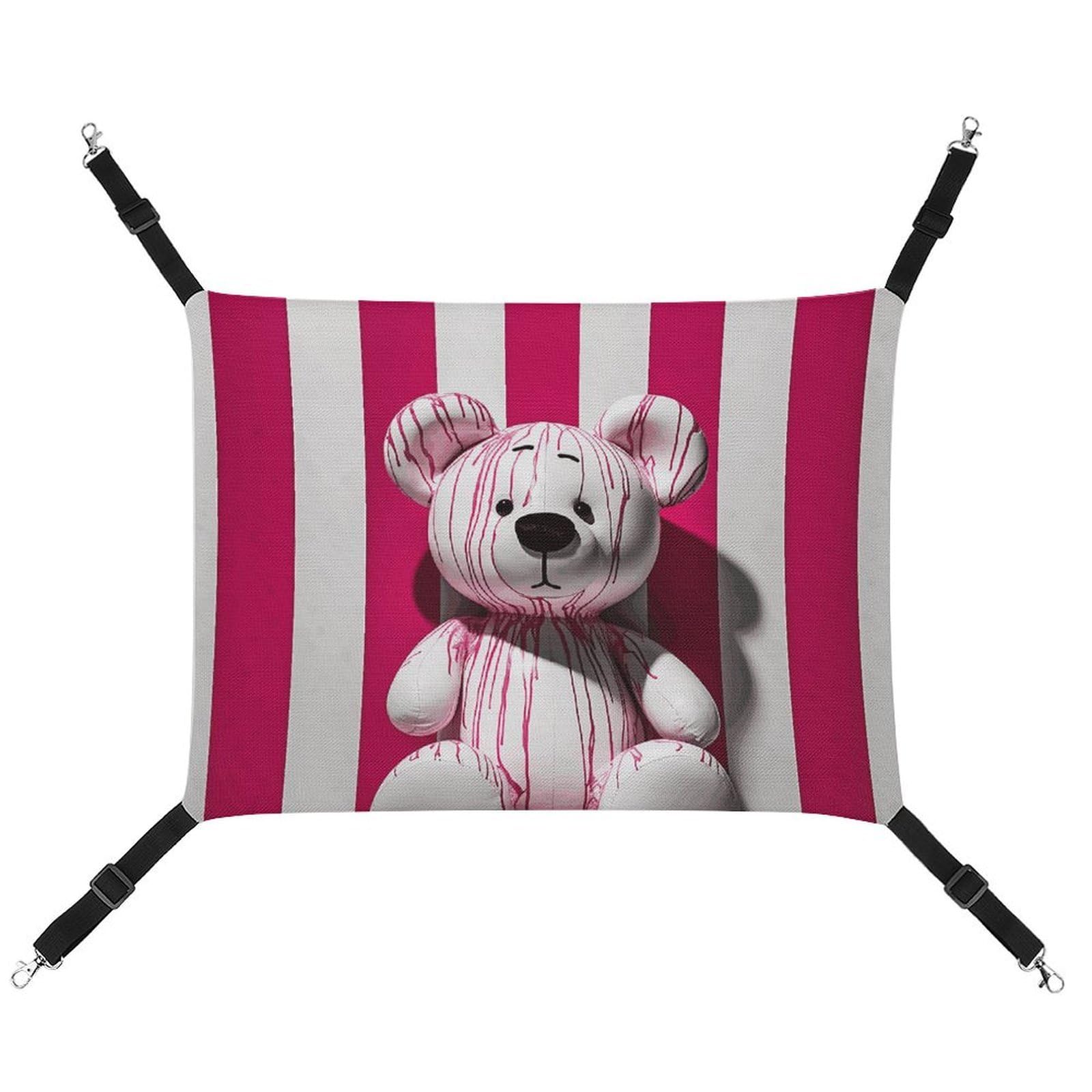 Hamac pour chat suspendu sous une chaise literie blanche douce pour chaton