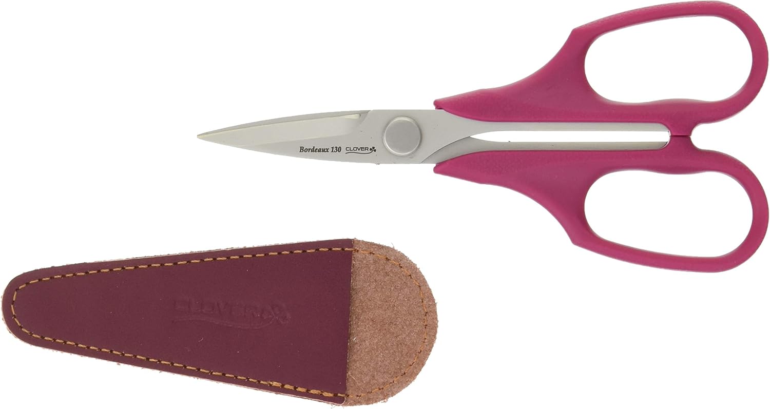 CLOVER Patchwork Scissors Bordeaux (130) 13cm 36-085 (Japan Import)