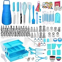 Vista 2 de Cake Decorating Tools Supplies Kit - 368Pcs Baking Supplies with Storage Case for Beginners - Icing Piping Bags and Tips Set For Cookies, Cupcake &