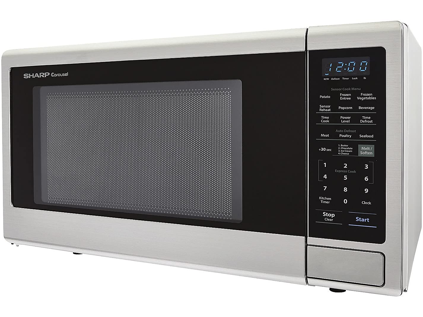 Sharp ZSMC2242DS, Stainless Steel Countertop 1200 Watt Microwave Oven, 2.2 cu. ft