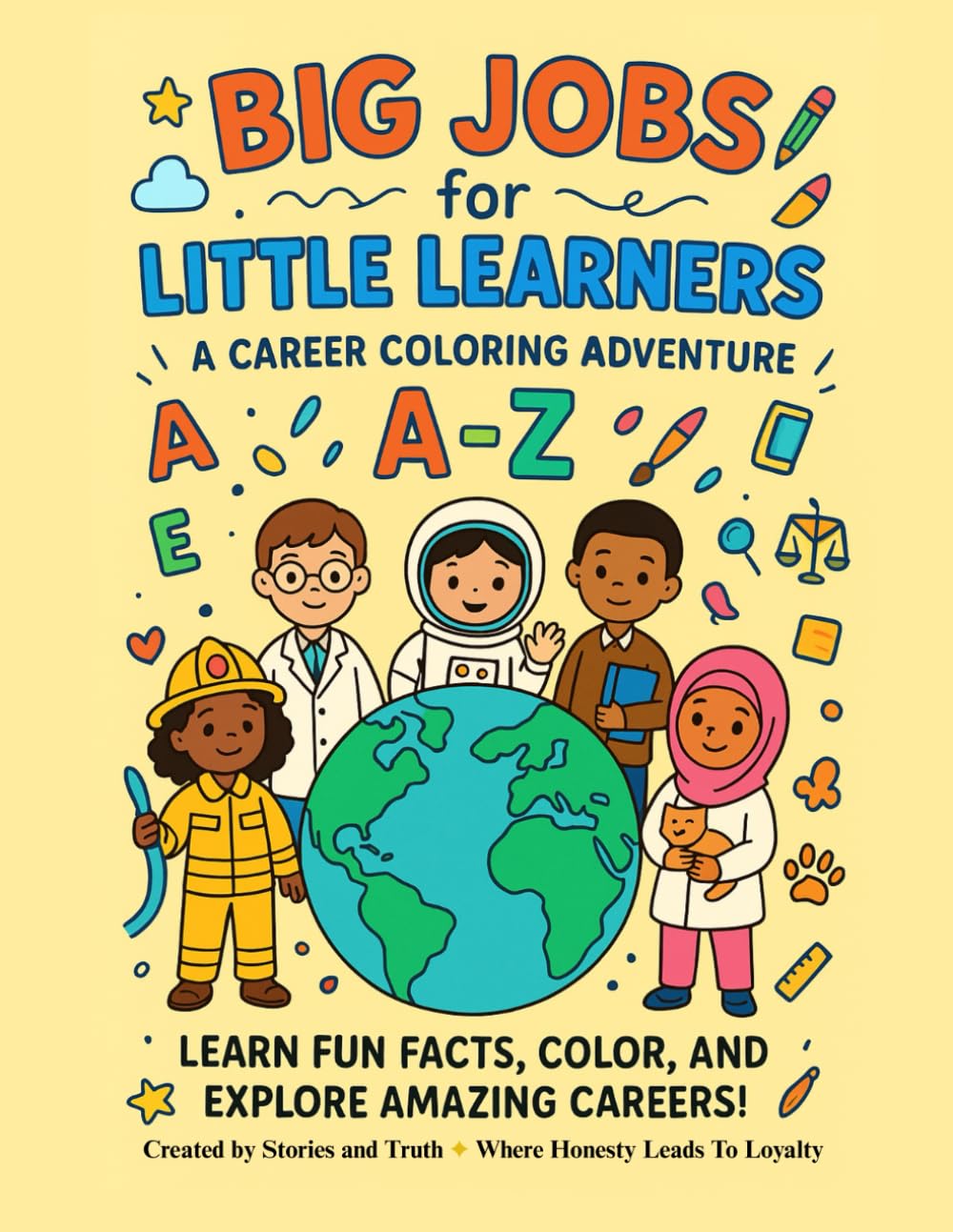 Big Jobs For Little Learners: A Career Coloring Adventure A-Z