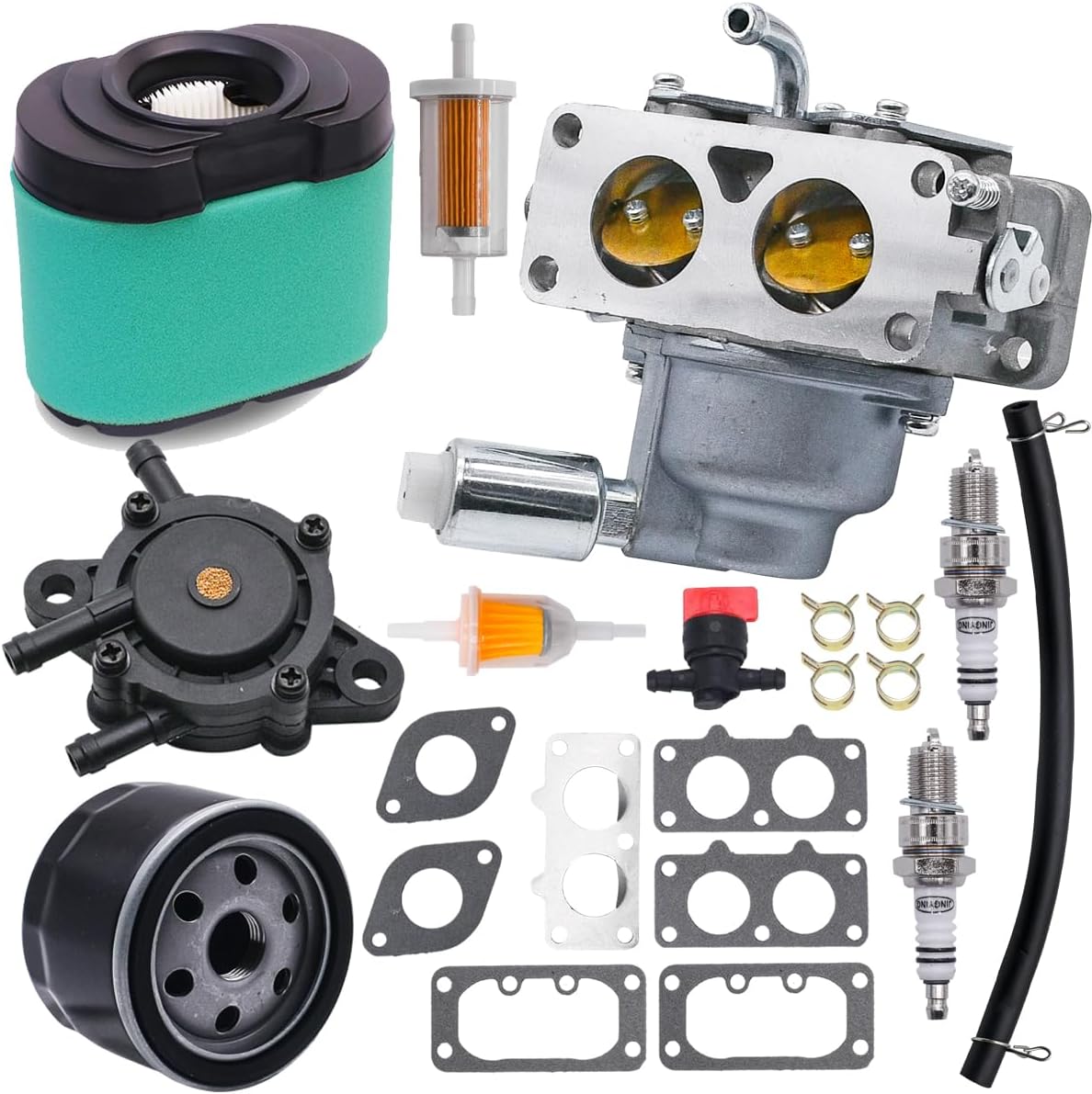 Z525E Carburetor For John Deere Z525E Zero Turn 48" Mower for 724CC Engine Lawn Tractor with Air Filter Oil Filter Fuel Pump Carb Kit