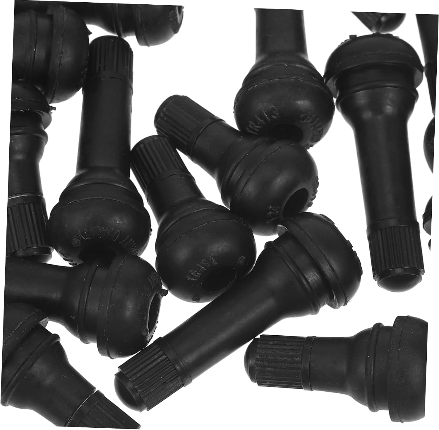 30pcs Tubeless Tire Valve Stems Assortment Compatible Vehicles Rubber Design Easy to Install Vacuum Valves for Car Tires