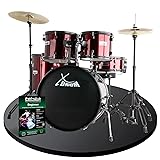 XDrum Rookie 22' Fusion Set Completo de Batería Ruby Red...