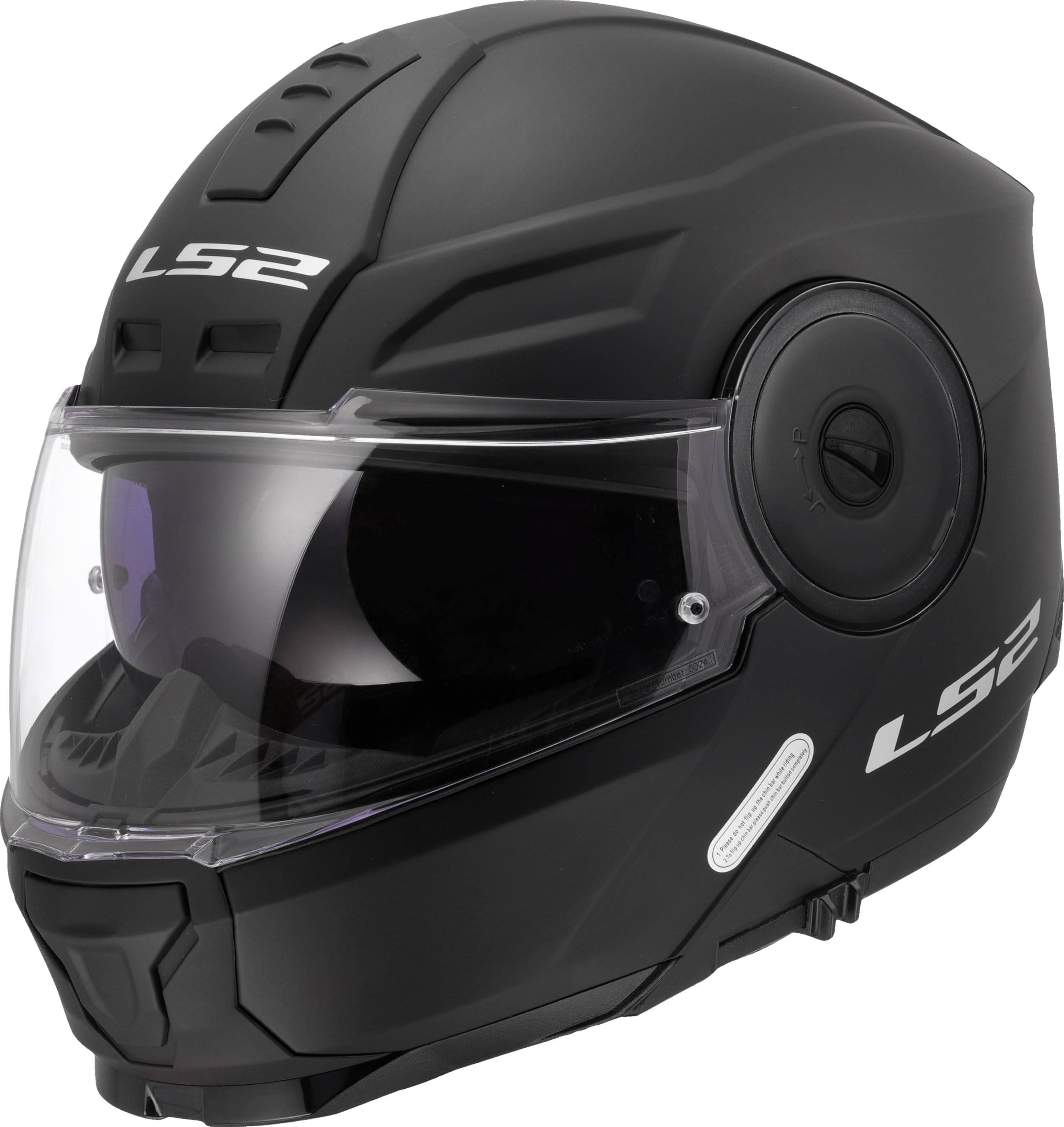 LS2, Casco Moto Modular Scope II Solid Matt Black