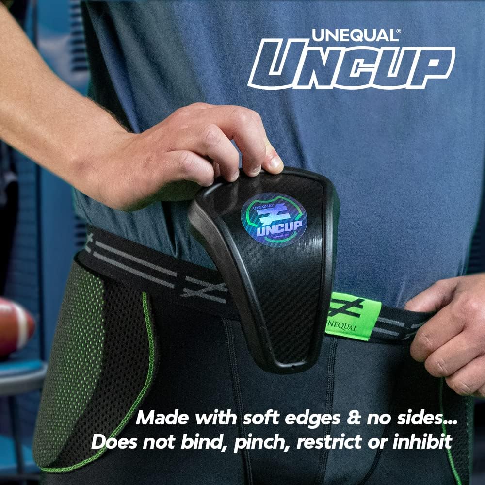 Unequal Uncup 2 Athletic Cup with Supreme Comfort Design, The Alternative to a Traditional Cup for Contact Sports