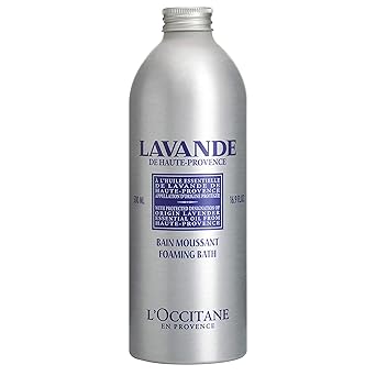 LOCCITANE Foaming Bath Relaxing Lavender, Comforting Shea, Beautifying Almond Milk, Citrusy Verbena, Cleansing Bubble Bath, 16.9 Fl. Oz