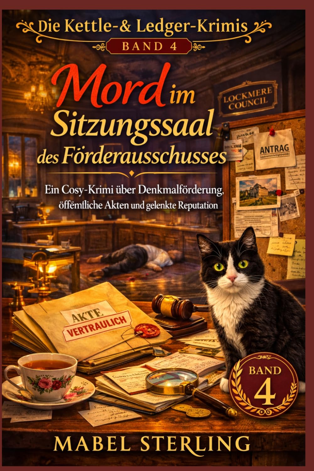 Mord im Sitzungssaal des Förderausschusses: Ein Cosy-Krimi über Denkmalförderung, öffentliche Akten und gelenkte Reputation (Die Kettle-&-Ledger-Krimis)