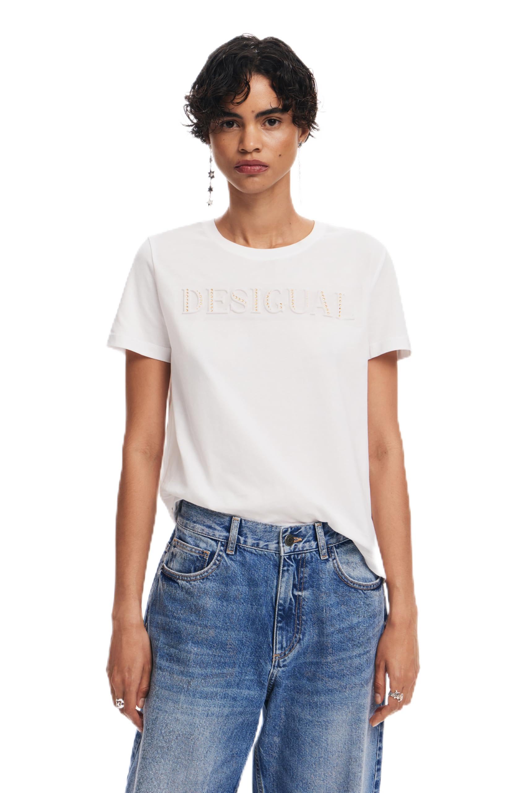 Desigual TS_Brandy, 1000 White, M