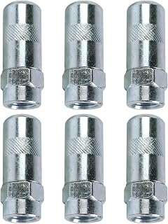 Grease Gun Coupler tip 6-Pack Fits for Milwaukee M18 Cordless 2-Speed Grease Gun and The M12 Cordless Grease Gun, Fits Standard 1/8" NPT Grease Hoses