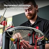 Vista 6 de Gamma Momentum Drop Weight 2 - Sistema de montaje intuitivo de 2 puntos, cuerda de raqueta de tenis de grado profesional con características