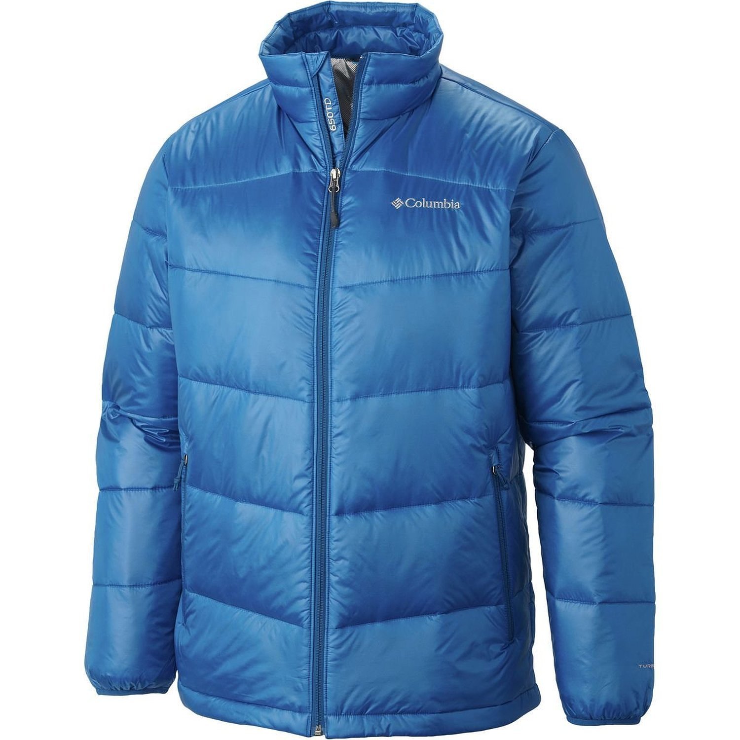 Columbia Men's Gold 650 TurboDown Down Jacket, Large, Marine Blue