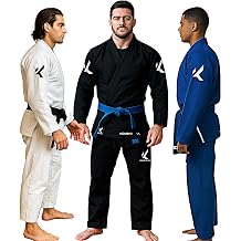 KOMBAT USA Adult Light Edition BJJ Gi Men, Jiu Jitsu Premium 100% Cotton IBJJF Approved | Kimono BJJ Gi | Complete Gi Set
