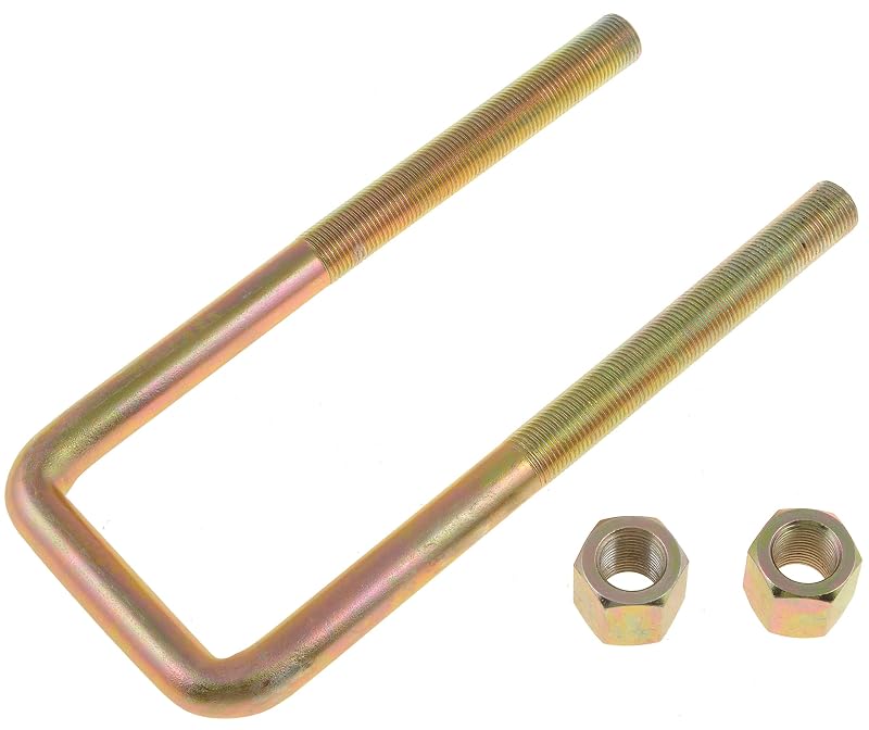 Parafuso em U Dorman 35654 de aço-liga, modelo quadrado 5/8 x 8 x 2-5/8 – 1 unidade