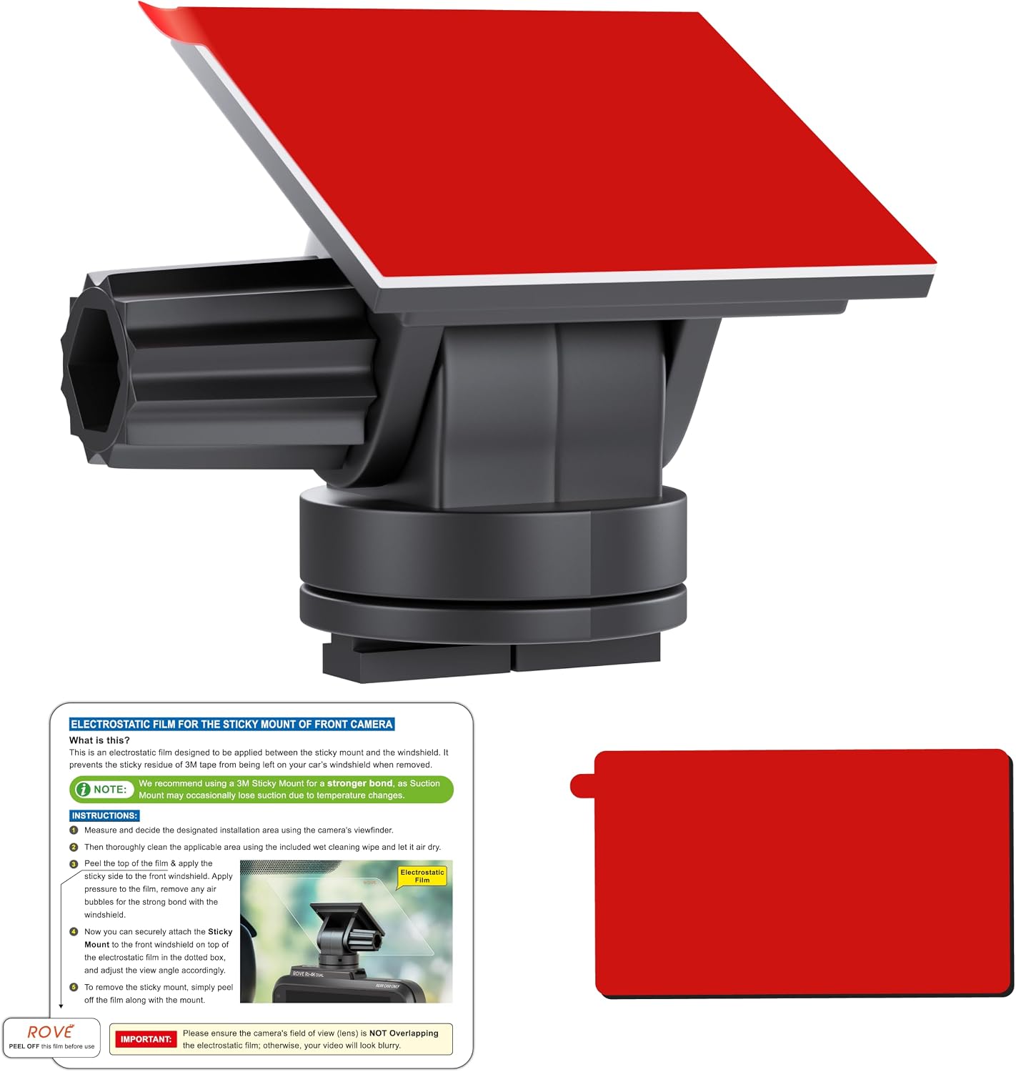 Rove Montura Adhesiva Compatible para R2-4K