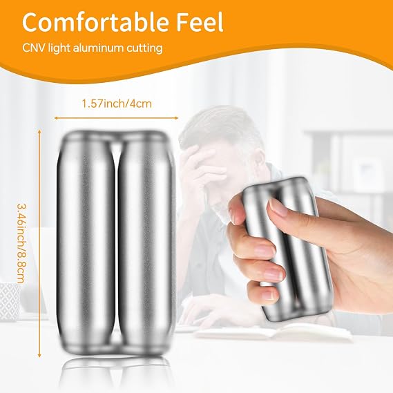 Spinner Fidget Roller Handheld Fidget Toy Portable Metal Roller Finger Decompression Roll for Adults Men Women Relieve Stress Anti Anxiety Tension Promoting Focus Clarity Office Roller Toys