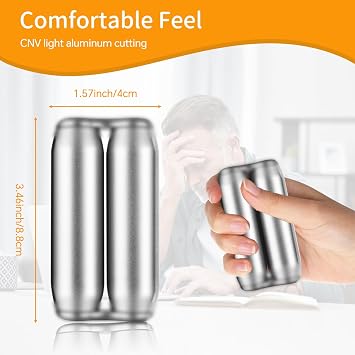 Spinner Fidget Roller Handheld Fidget Toy Portable Metal Roller Finger Decompression Roll for Adults Men Women Relieve Stress Anti Anxiety Tension Promoting Focus Clarity Office Roller Toys