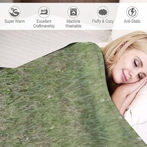 Miniatura 4 de Manta  Manta de pastor alemán, manta de franela suave para cama y sofá (30 x 40 pulgadas)