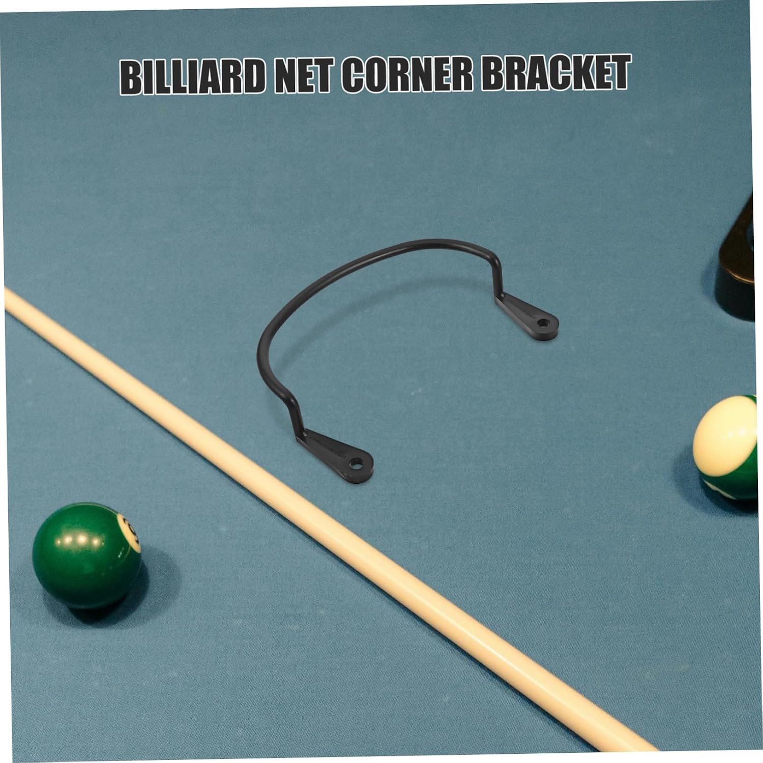 6pcs Pool Table Accessories Billiard Pocket Bracket Net Bag Holder Kit Corner Bracket Replacement Parts Easy to Install