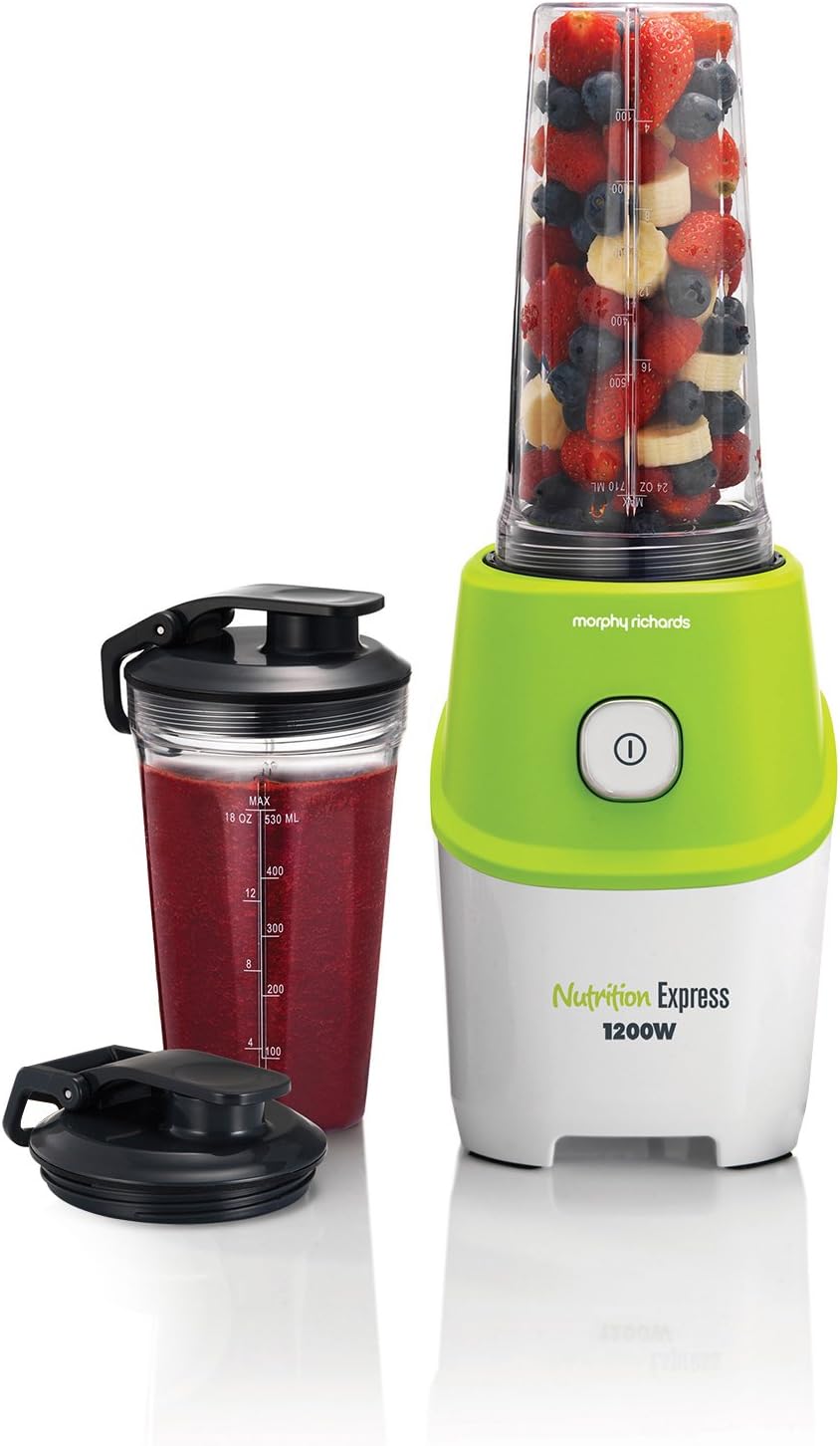 Morphy Richards Nutrition Express Blender 403049 1200w Green White Blender
