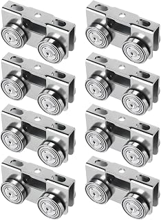 Trolley Assembly,Upgraded Load and Stable 4 Wheel Light Duty for Use with All 1-5/8" or Taller Strut Channel(Pack of 8)…