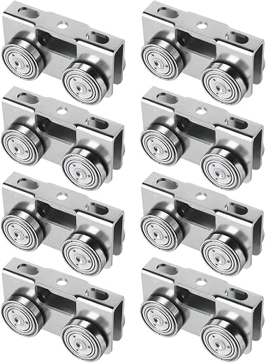 Trolley Assembly,Upgraded Load and Stable 4 Wheel Light Duty for Use with All 1-5/8" or Taller Strut Channel(Pack of 8)…