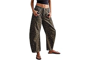 Vintage Loose Wide Leg Women's Barrel Leg Jeans