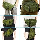 Waist Bag Fanny Bag Travel Pouch for Unisex Military Waist Bag Pack Hip Belt Bumbag for Outdoor Fishing Hiking Army Green Olive (5 Zipper Pockets) (Olive) gallery image