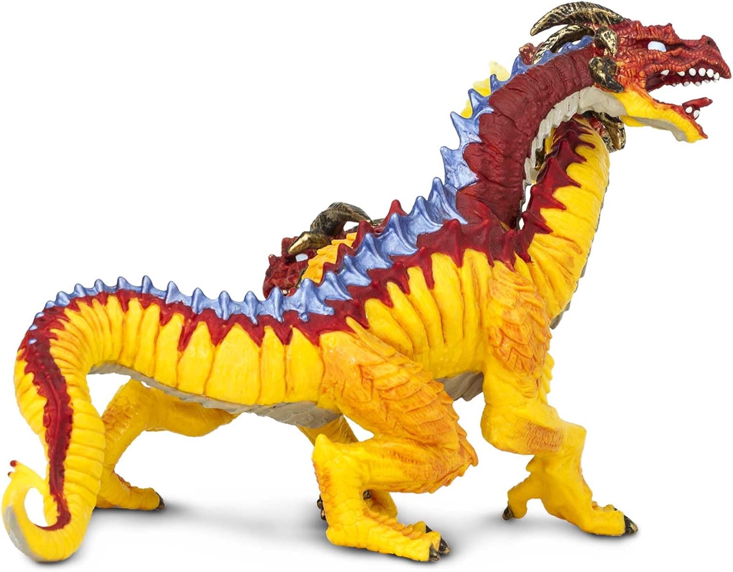 Safari Ltd. Fire Dragon Figurine - Detailed Vibrantly Colored 8.5" Model Figure - Fune Educational Fantasy Play Toy for Boys, Girls & Kids Ages 4+ - Image 7