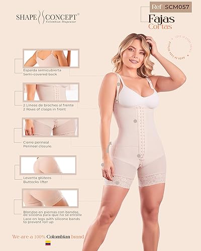 Miniatura 5 de Fajas Colombianas Reductoras y Moldeadoras Prenda de Compresión Postoperatorio
