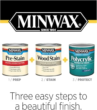 Minwax 33333000 Polycrylic Protective Finish Spray for Wood, Clear Satin, 11.5 oz. Aerosol Can